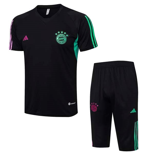 Camiseta Entrenamiento Bayern Munich Conjunto Completo 2023 2024 Negro